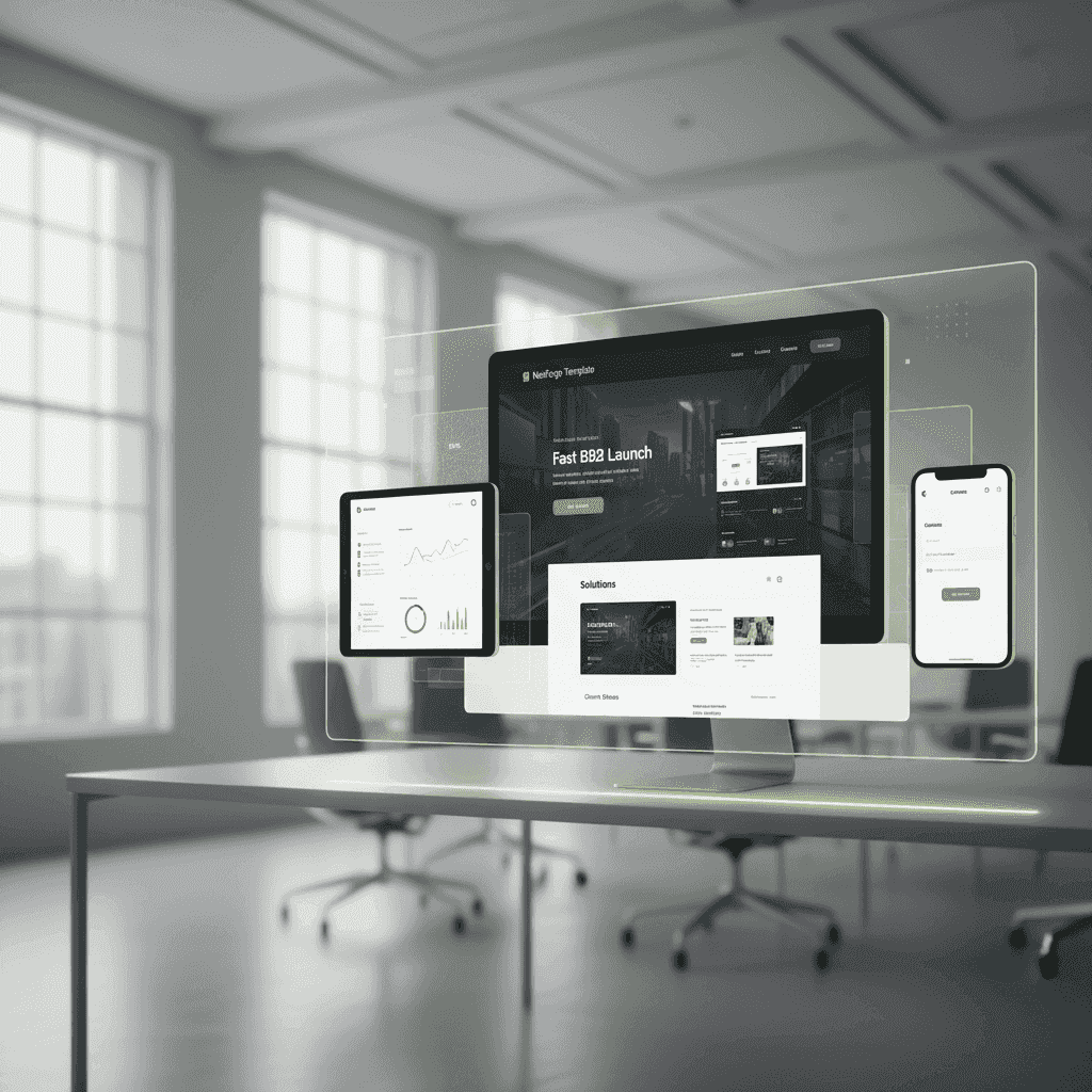 NexForge — Modern B2B Website Template for Fast Launch